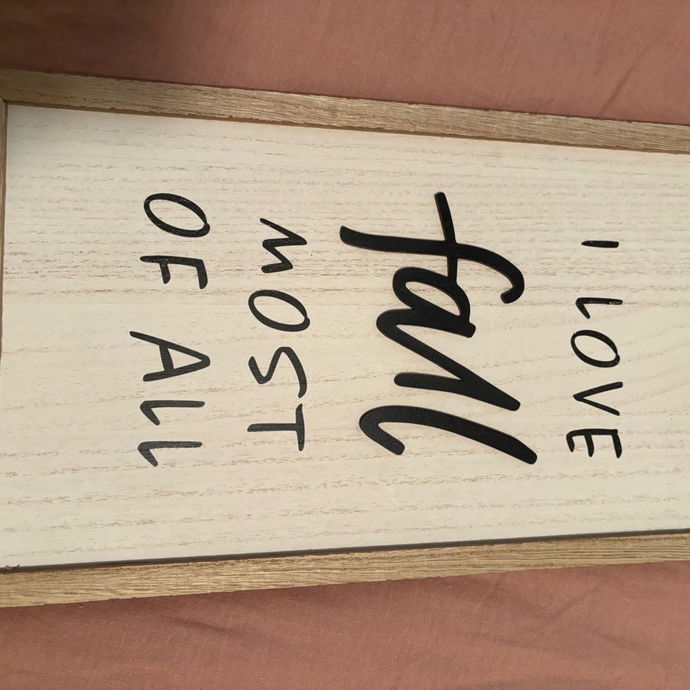 Fall decor sign - Picture 2 of 4